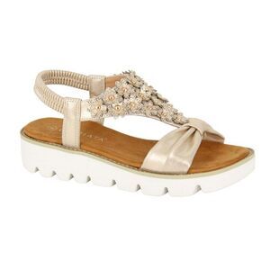 Cipriata Womens/Ladies Salvia Sandals / Gold